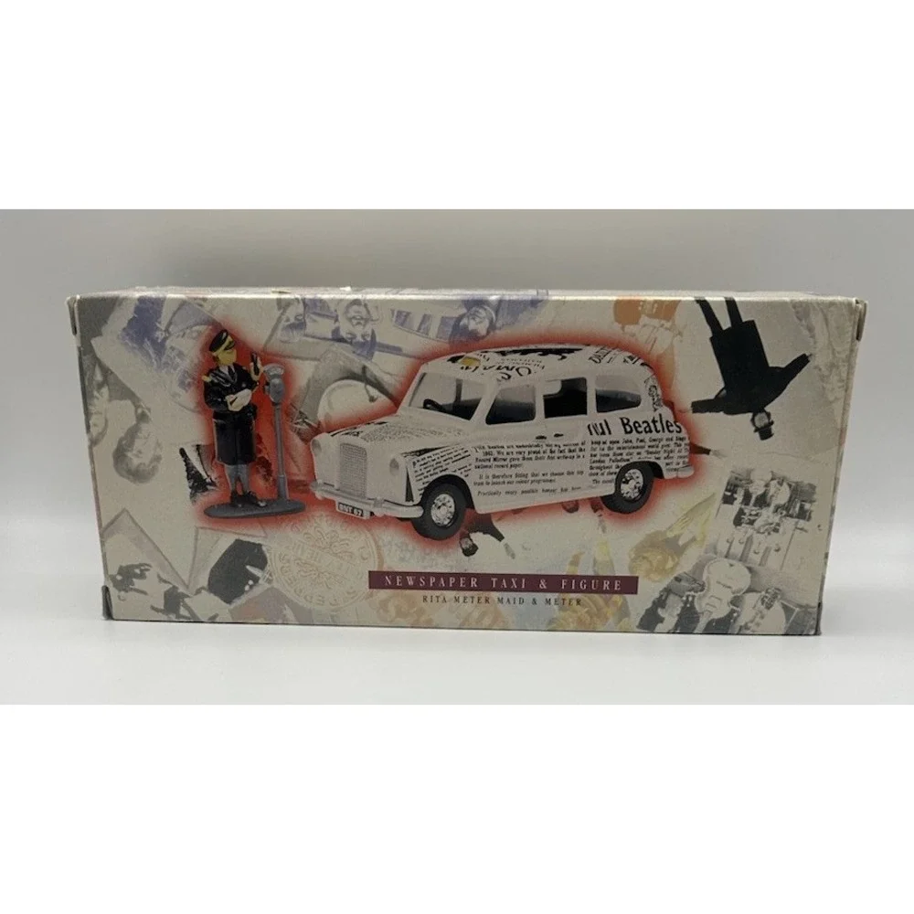CORGI CLASSICS THE BEATLES COLLECTION 58003 NEWSPAPER TAXI & FIGURE NEW